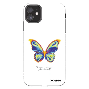Picasee silikonska prozirna maskica za Apple iPhone 11 - Diamanty White