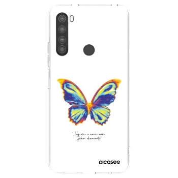 Picasee silikonska prozirna maskica za Xiaomi Redmi Note 8 - Diamanty White