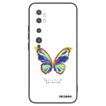 Picasee crna silikonska maskica za Xiaomi Mi Note 10 (Pro) - Diamanty White