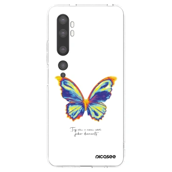 Picasee silikonska prozirna maskica za Xiaomi Mi Note 10 (Pro) - Diamanty White