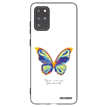 Picasee crna silikonska maskica za Samsung Galaxy S20+ G985F - Diamanty White