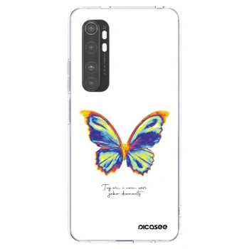 Picasee silikonska prozirna maskica za Xiaomi Mi Note 10 Lite - Diamanty White