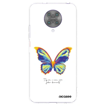 Picasee silikonska prozirna maskica za Xiaomi Poco F2 Pro - Diamanty White