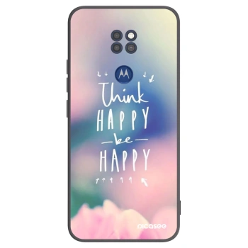 Maskica za Motorola Moto G9 Play - Think happy be happy
