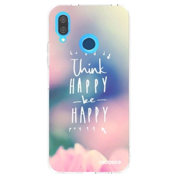 Picasee silikonska prozirna maskica za Huawei P20 Lite - Think happy be happy