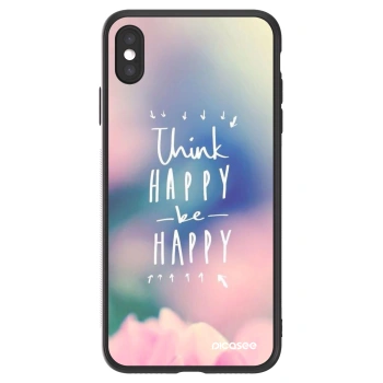 Picasee ULTIMATE CASE za Apple iPhone XS Max - Think happy be happy