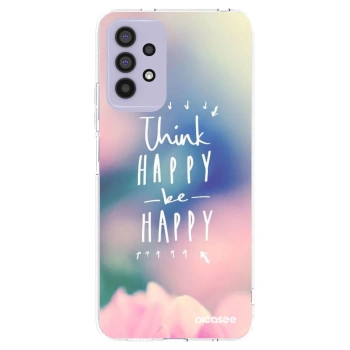 Picasee silikonska prozirna maskica za Samsung Galaxy A32 4G SM-A325F - Think happy be happy