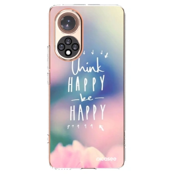 Picasee silikonska prozirna maskica za Honor 50 5G - Think happy be happy