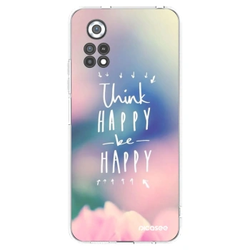 Picasee silikonska prozirna maskica za Xiaomi Poco X4 Pro 5G - Think happy be happy