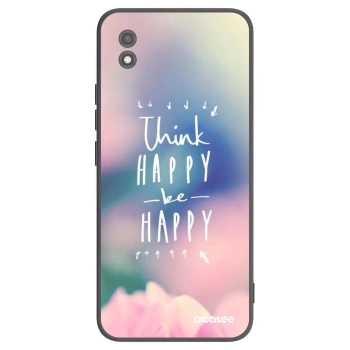Picasee crna silikonska maskica za Realme C11 (2021) - Think happy be happy