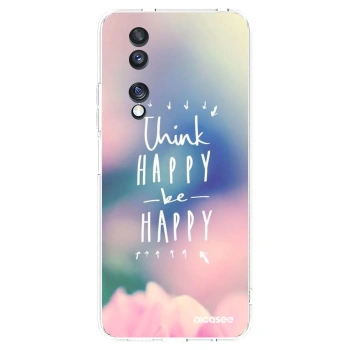 Picasee silikonska prozirna maskica za Honor 70 - Think happy be happy