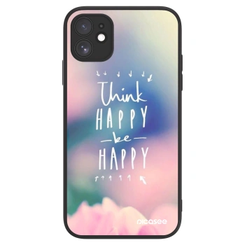 Picasee ULTIMATE CASE MagSafe za Apple iPhone 11 - Think happy be happy