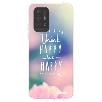 Picasee silikonska prozirna maskica za OPPO A94 5G - Think happy be happy