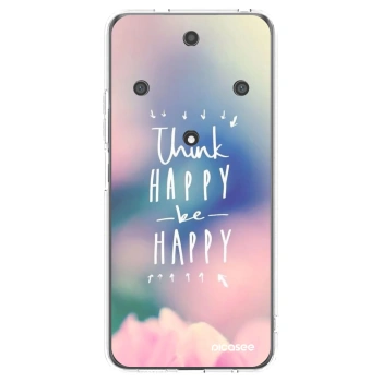 Picasee silikonska prozirna maskica za Honor Magic5 Lite 5G - Think happy be happy