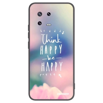 Picasee crna silikonska maskica za Xiaomi 13 Pro - Think happy be happy