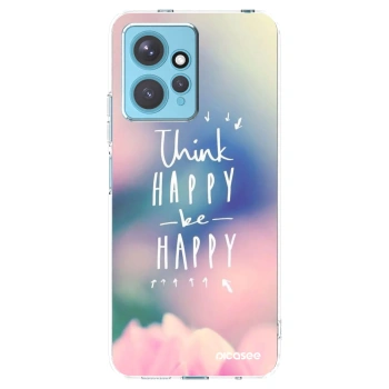 Picasee silikonska prozirna maskica za Xiaomi Redmi Note 12 4G - Think happy be happy