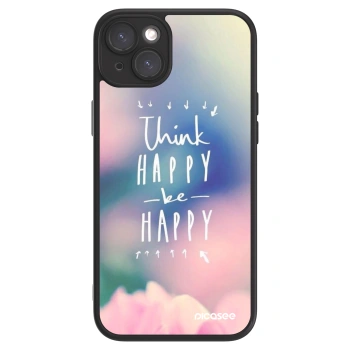 Picasee ULTIMATE CASE MagSafe za Apple iPhone 15 Plus - Think happy be happy