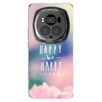 Picasee silikonska prozirna maskica za Honor Magic6 Pro - Think happy be happy