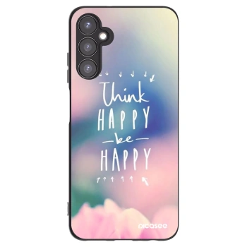 Picasee crna silikonska maskica za Samsung Galaxy A05s A057G - Think happy be happy