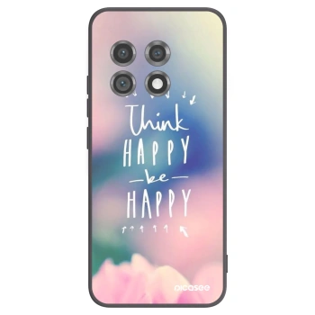 Picasee crna silikonska maskica za OnePlus 11 5G - Think happy be happy