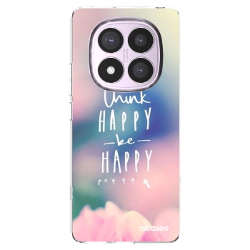 Picasee silikonska prozirna maskica za Xiaomi Redmi Note 14 Pro 5G - Think happy be happy