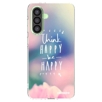 Picasee silikonska prozirna maskica za Samsung Galaxy A26 5G A266B - Think happy be happy