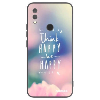 Picasee crna silikonska maskica za Xiaomi Redmi Note 7 - Think happy be happy