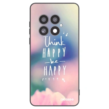 Picasee crna silikonska maskica za OnePlus 13 5G - Think happy be happy