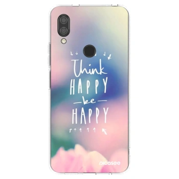 Picasee silikonska prozirna maskica za Xiaomi Redmi 7 - Think happy be happy