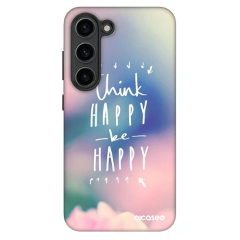 Picasee Fashion Case za Samsung Galaxy S23+ 5G - Think happy be happy