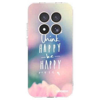Picasee silikonska prozirna maskica za Xiaomi Redmi Note 15 Pro 4G - Think happy be happy