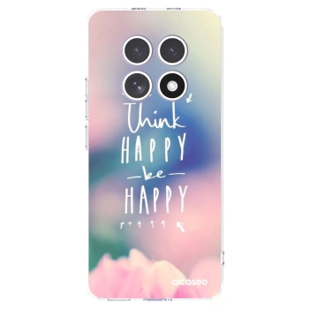 Picasee silikonska prozirna maskica za Xiaomi Redmi Note 15 - Think happy be happy
