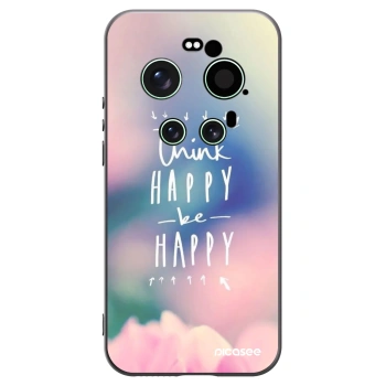 Picasee crna silikonska maskica za Xiaomi 17 Ultra - Think happy be happy