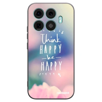 Picasee crna silikonska maskica za Xiaomi 17T - Think happy be happy