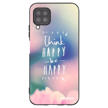 Picasee crna silikonska maskica za Huawei P40 Lite - Think happy be happy