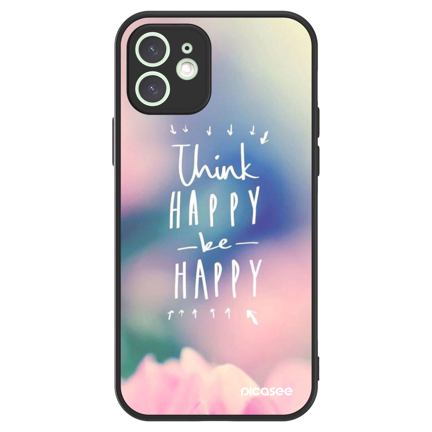 Picasee ULTIMATE CASE za Apple iPhone 12 - Think happy be happy