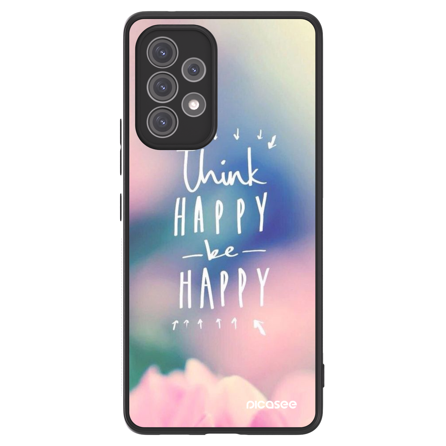 Picasee ULTIMATE CASE za Samsung Galaxy A52 5G A525F - Think happy be happy