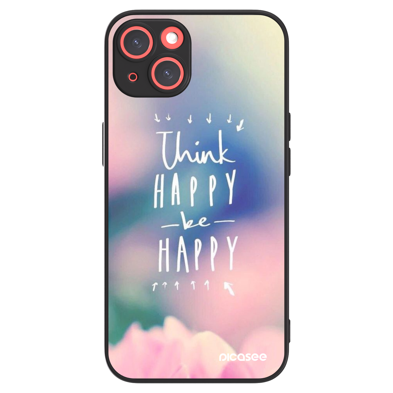 Picasee ULTIMATE CASE za Apple iPhone 13 - Think happy be happy