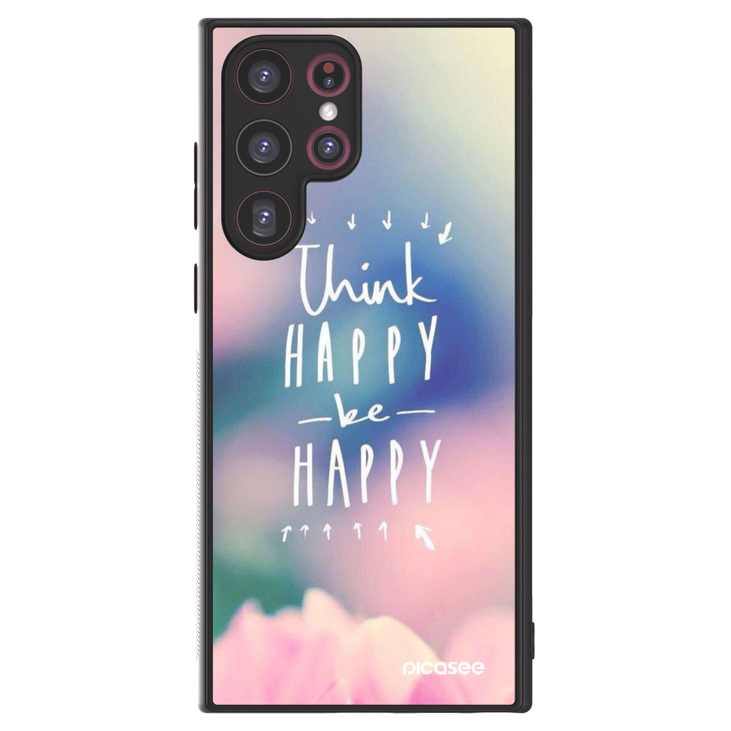 Picasee ULTIMATE CASE za Samsung Galaxy S22 Ultra 5G - Think happy be happy