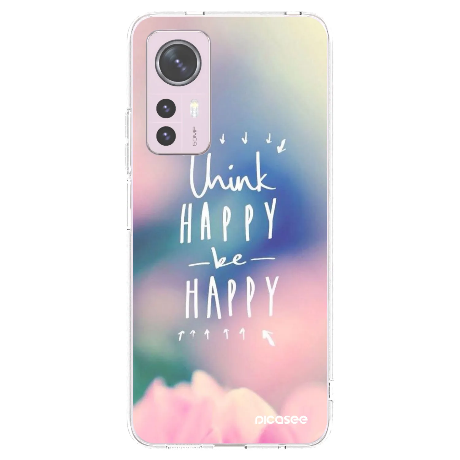Picasee silikonska prozirna maskica za Xiaomi 12 - Think happy be happy