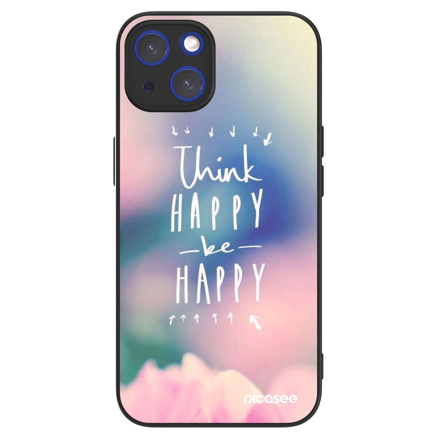 Picasee ULTIMATE CASE MagSafe za Apple iPhone 14 - Think happy be happy