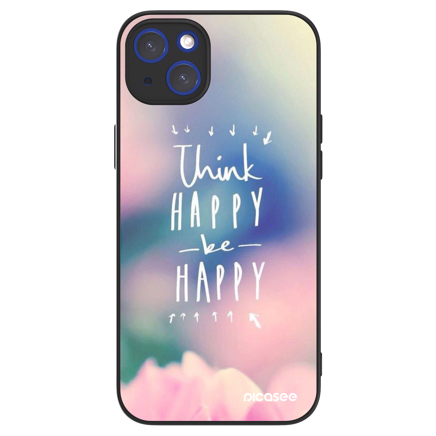 Picasee ULTIMATE CASE MagSafe za Apple iPhone 14 Plus - Think happy be happy