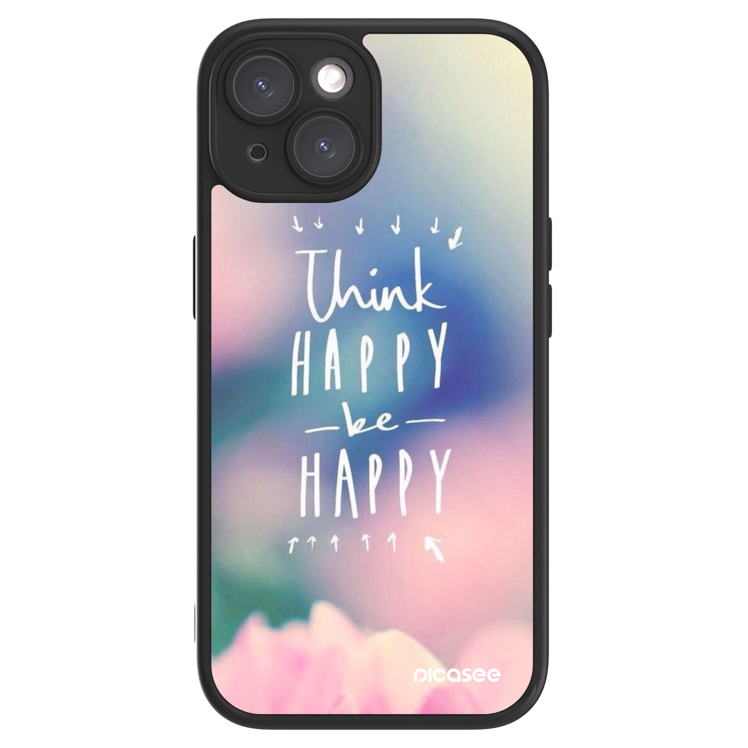 Picasee ULTIMATE CASE za Apple iPhone 15 - Think happy be happy