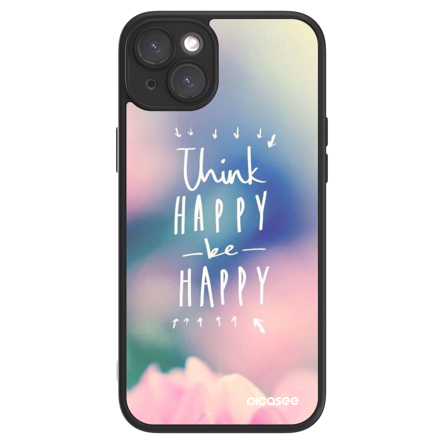Picasee ULTIMATE CASE MagSafe za Apple iPhone 15 Plus - Think happy be happy