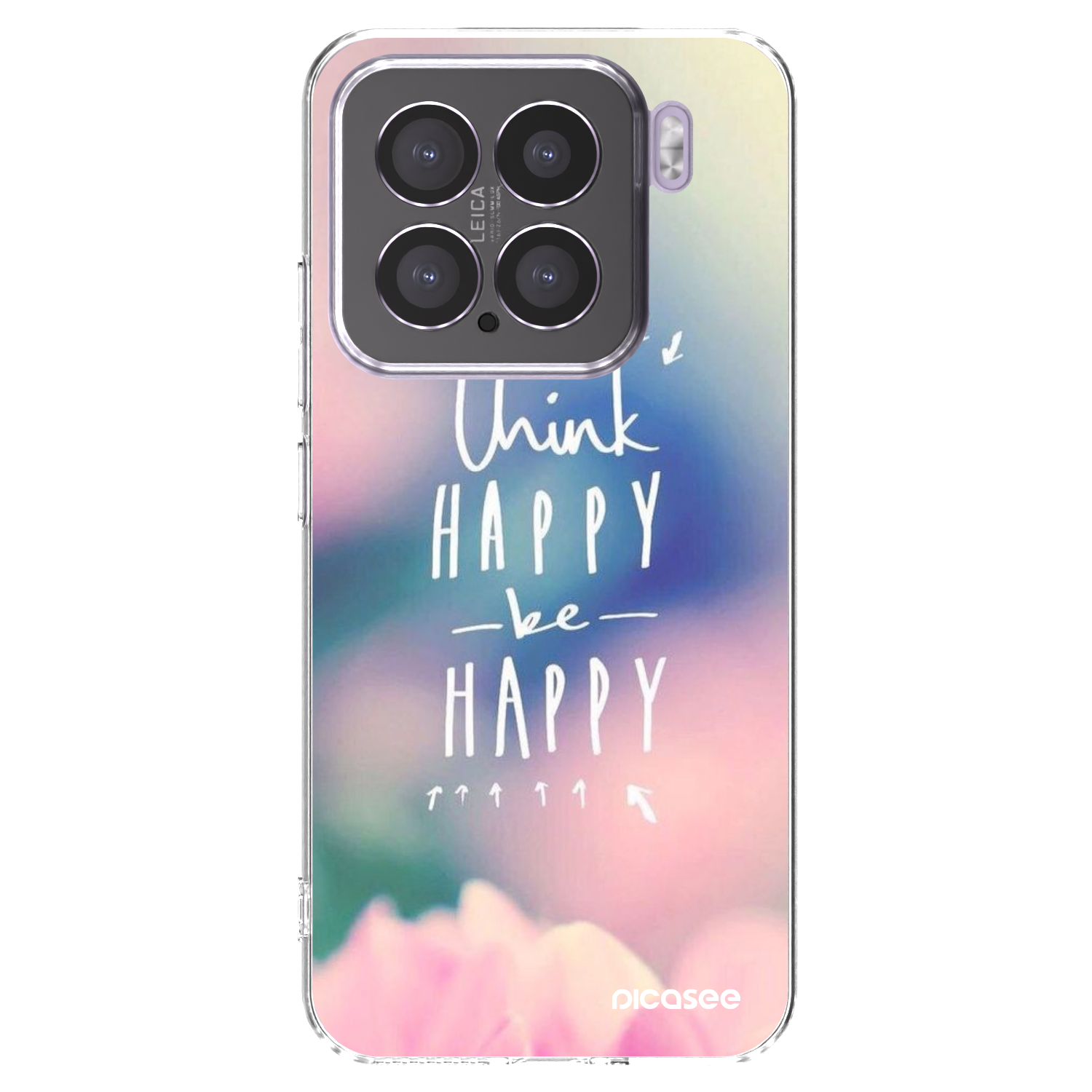 Picasee silikonska prozirna maskica za Xiaomi 15 - Think happy be happy