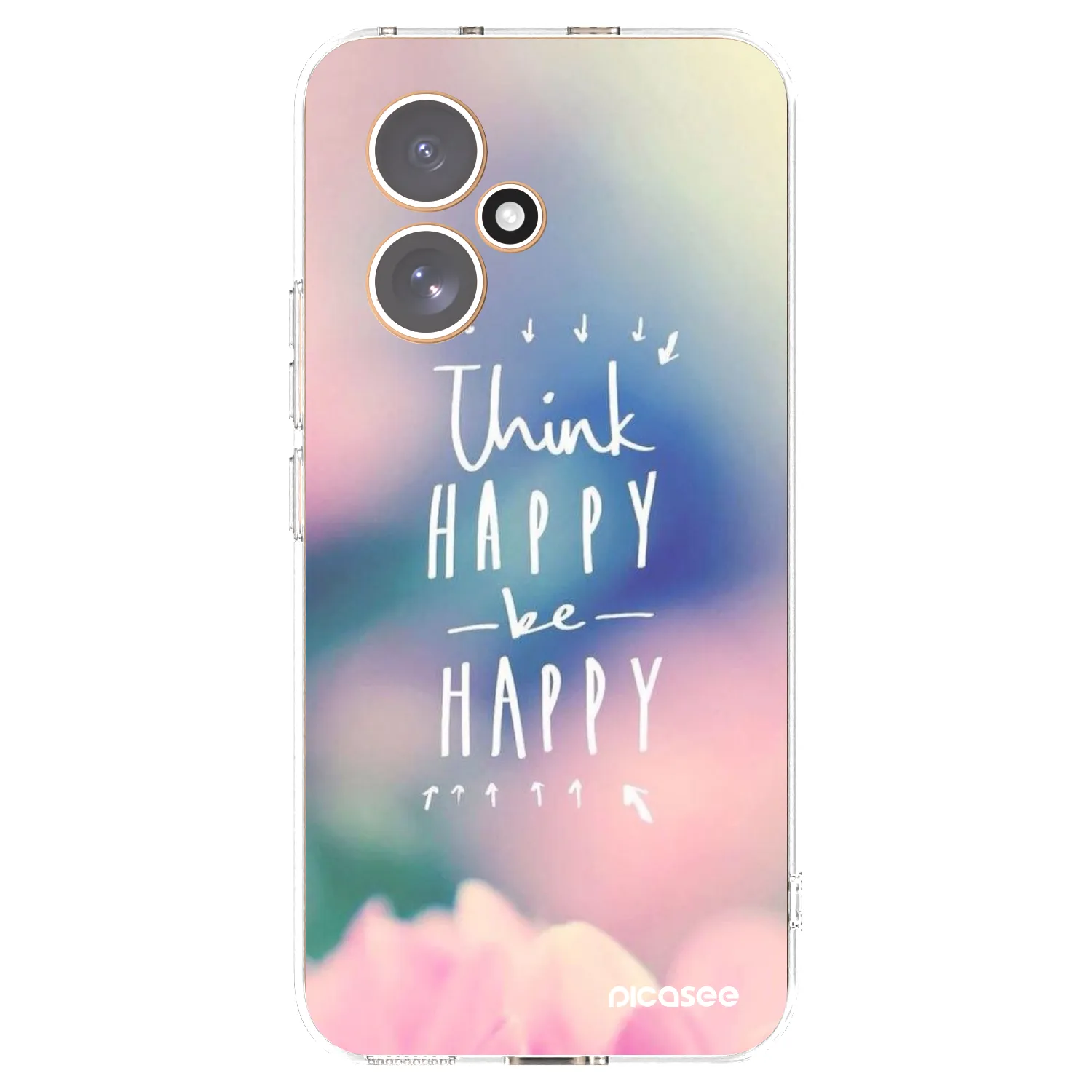 Picasee silikonska prozirna maskica za Honor 400 5G - Think happy be happy
