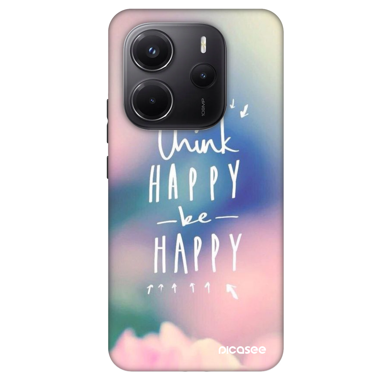 Picasee Fashion Case za Xiaomi Redmi Note 14 5G - Think happy be happy