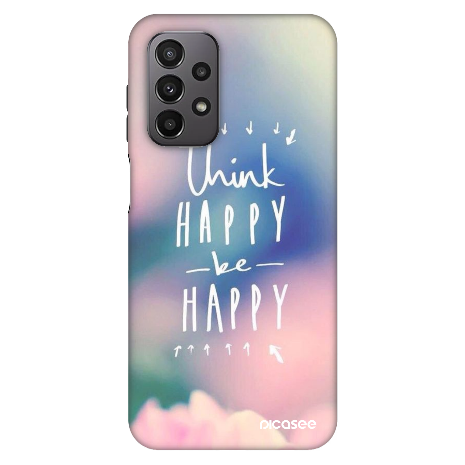 Picasee Fashion Case za Samsung Galaxy A23 A235F 4G - Think happy be happy