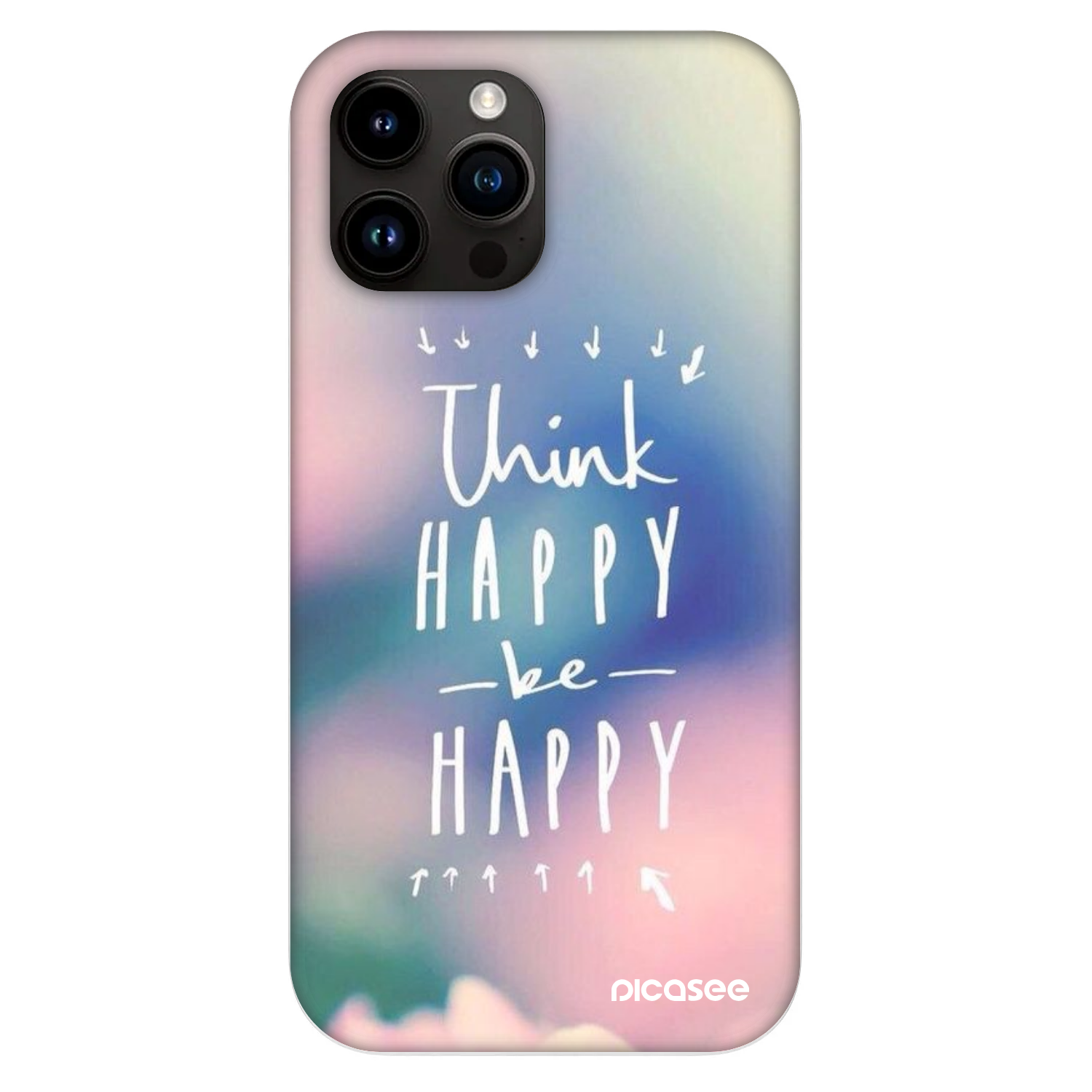 Picasee Fashion Case MagSafe za Apple iPhone 13 Pro Max - Think happy be happy