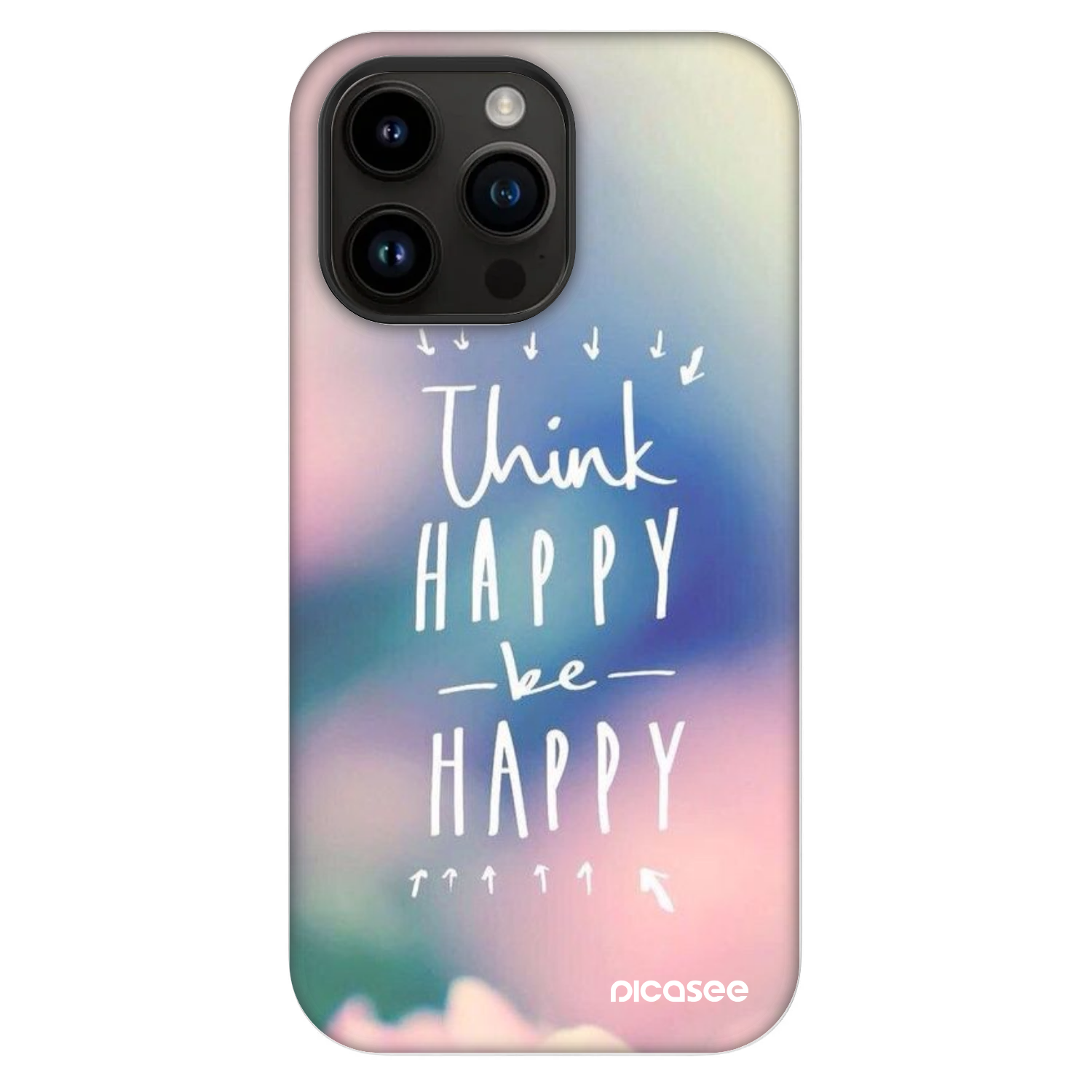 Picasee Fashion Case MagSafe za Apple iPhone 14 Pro Max - Think happy be happy